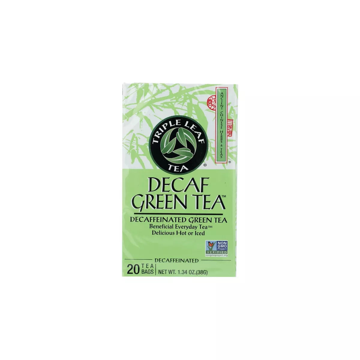 TRIPLE LEAF TEA Decaf Green Tea 20 BAG