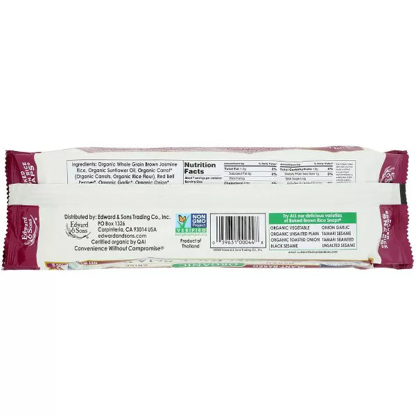 EDWARD & SONS Vegetable 3.5 OZ