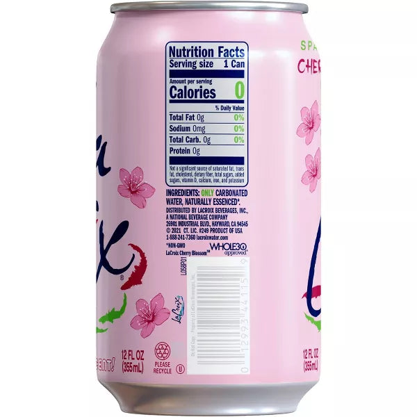 LACROIX Cherry Blossom Sparkling 12 OZ