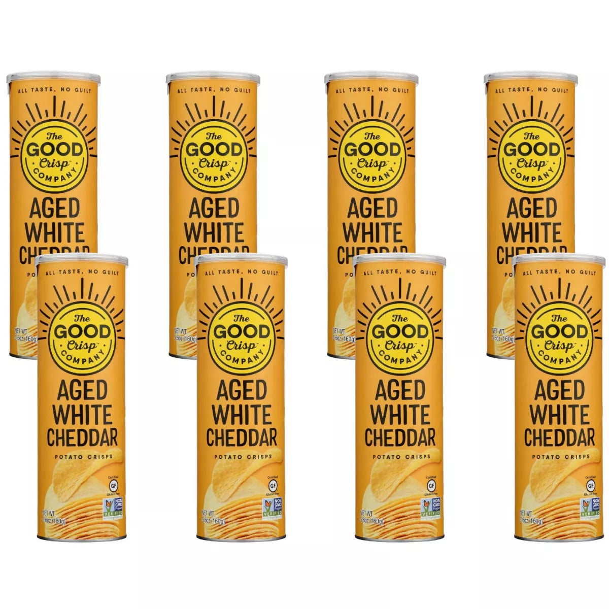 THE GOOD CRISP COMPANY Aged White Cheddar 5.6 OZ