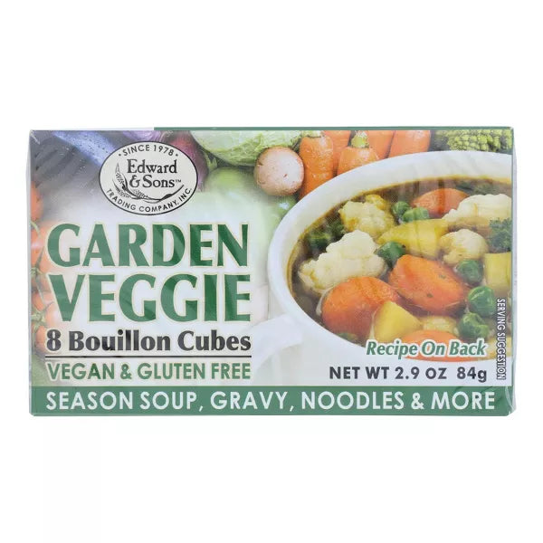 EDWARD & SONS Garden Veggie, Cubes 2.9 OZ
