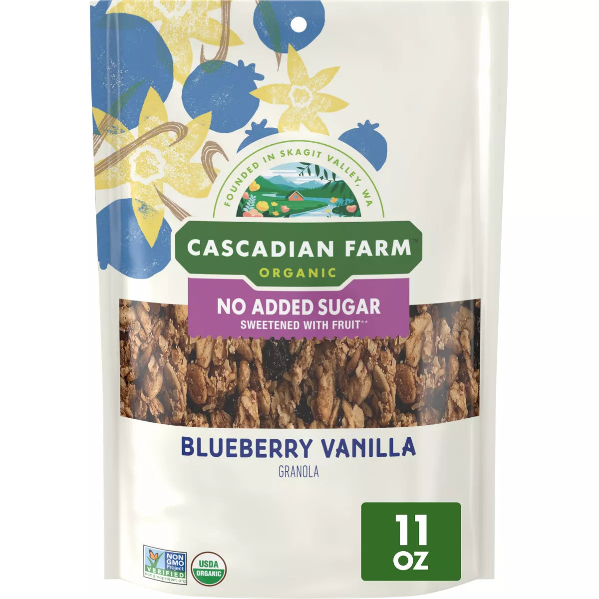 CASCADIAN FARM Blueberry Vanilla Granola 11 OZ
