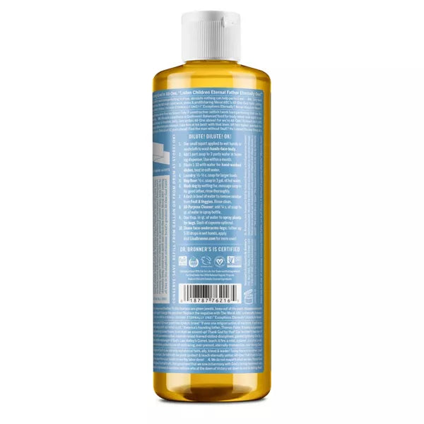 DR. BRONNER'S MAGIC SOAPS ORGANIC CASTILE LIQUID SOAP BABY MILD 8OZ