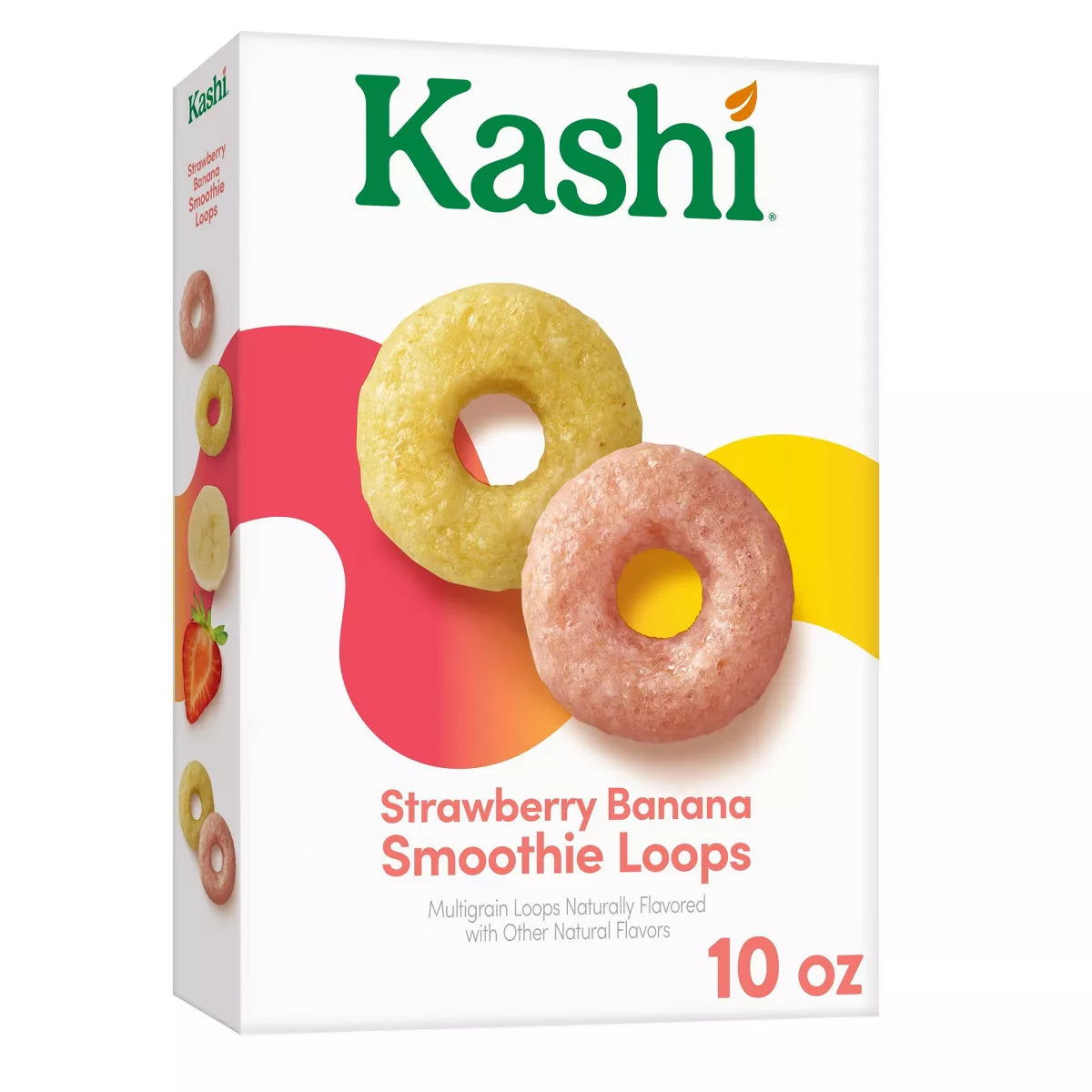KASHI Strawberry Banana Smoothie Loop 10 OZ
