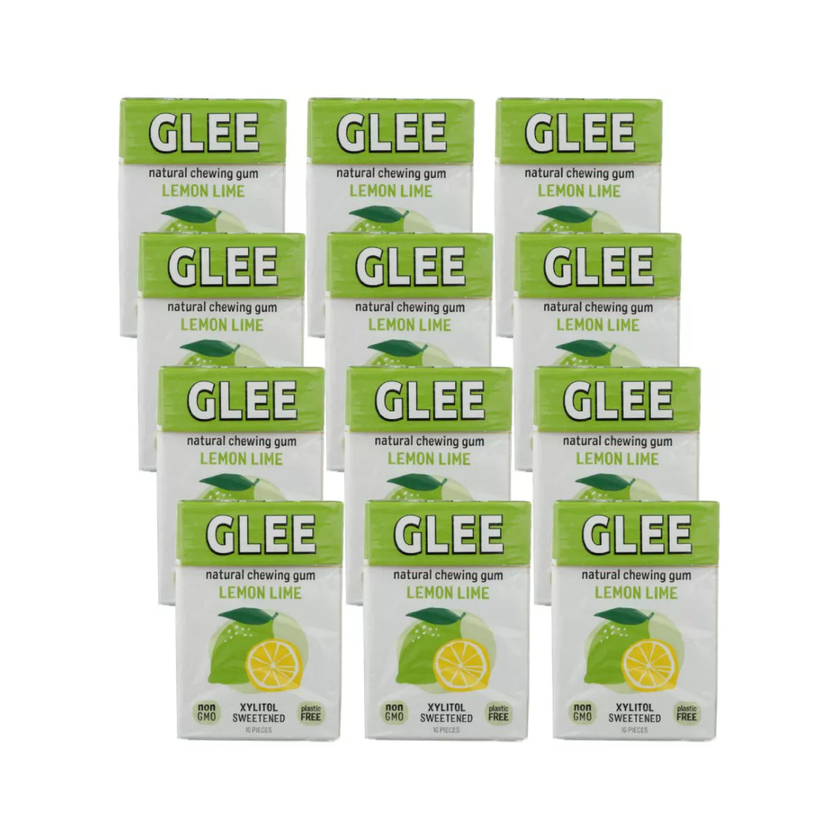 GLEE GUM Lemon Lime, Sugar Free 16 PC