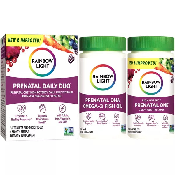 Rainbow Light PRENATAL SUPERFOODS DAILY DUO NON-GMO 30CT