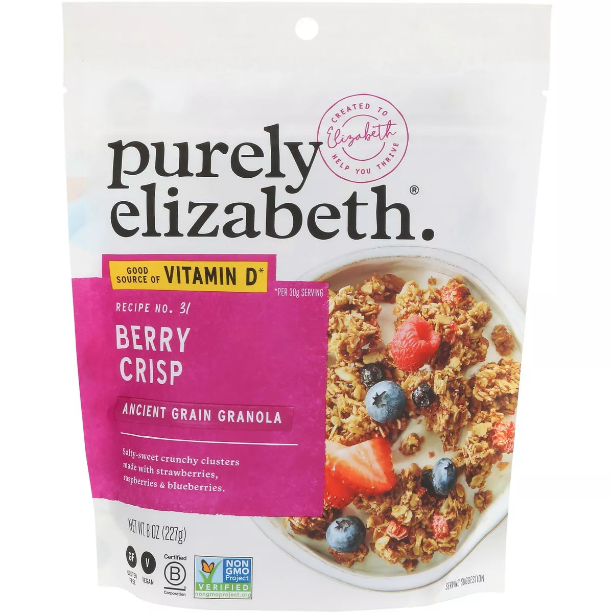 PURELY ELIZABETH Berry Crisp 8 OZ