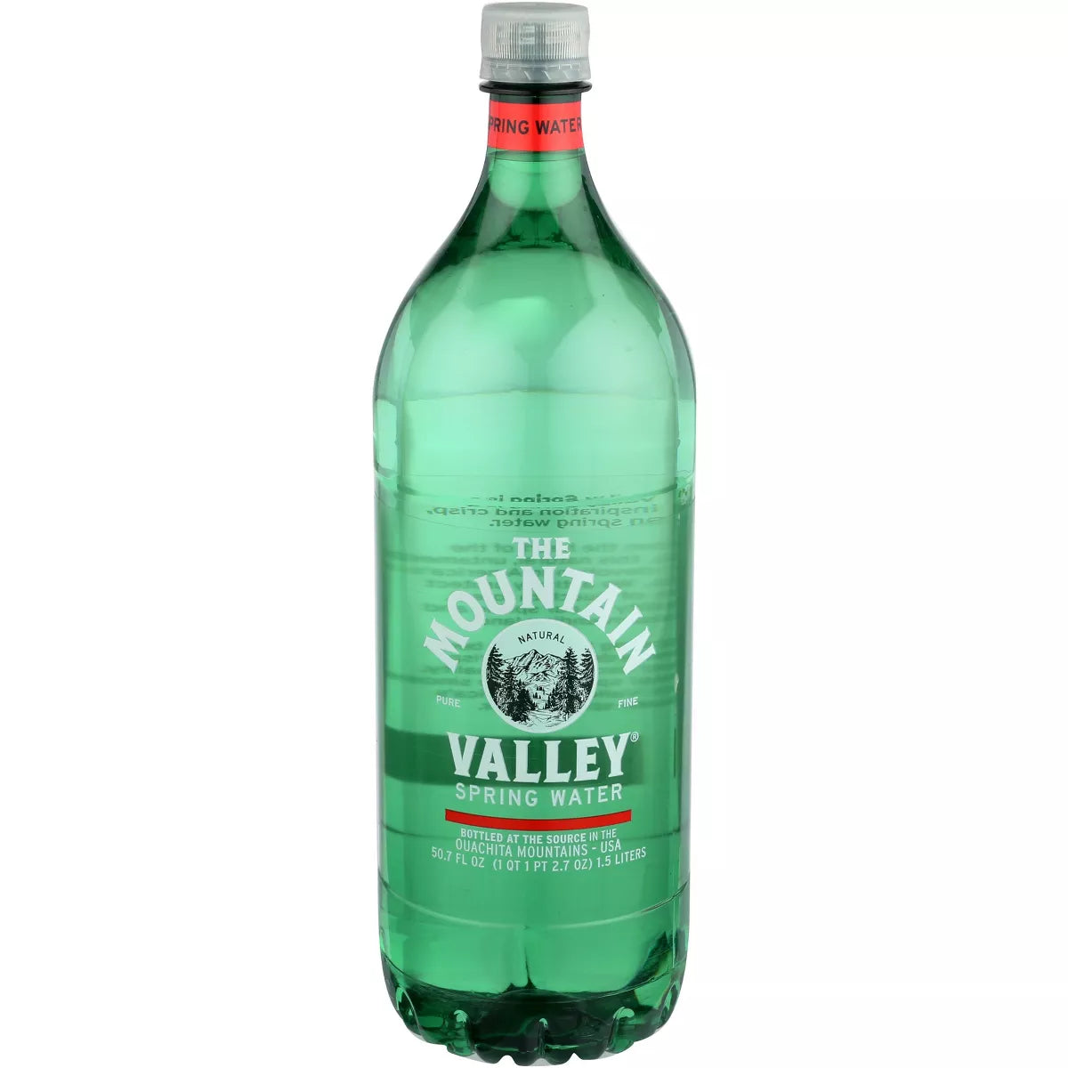 MOUNTAIN VALLEY SPRING WATER Spring, Flat Cap, PET 1.5 LTR