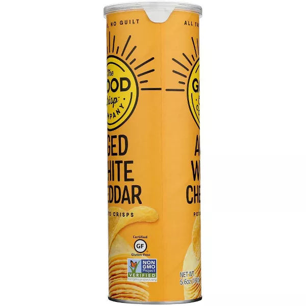 THE GOOD CRISP COMPANY Aged White Cheddar 5.6 OZ