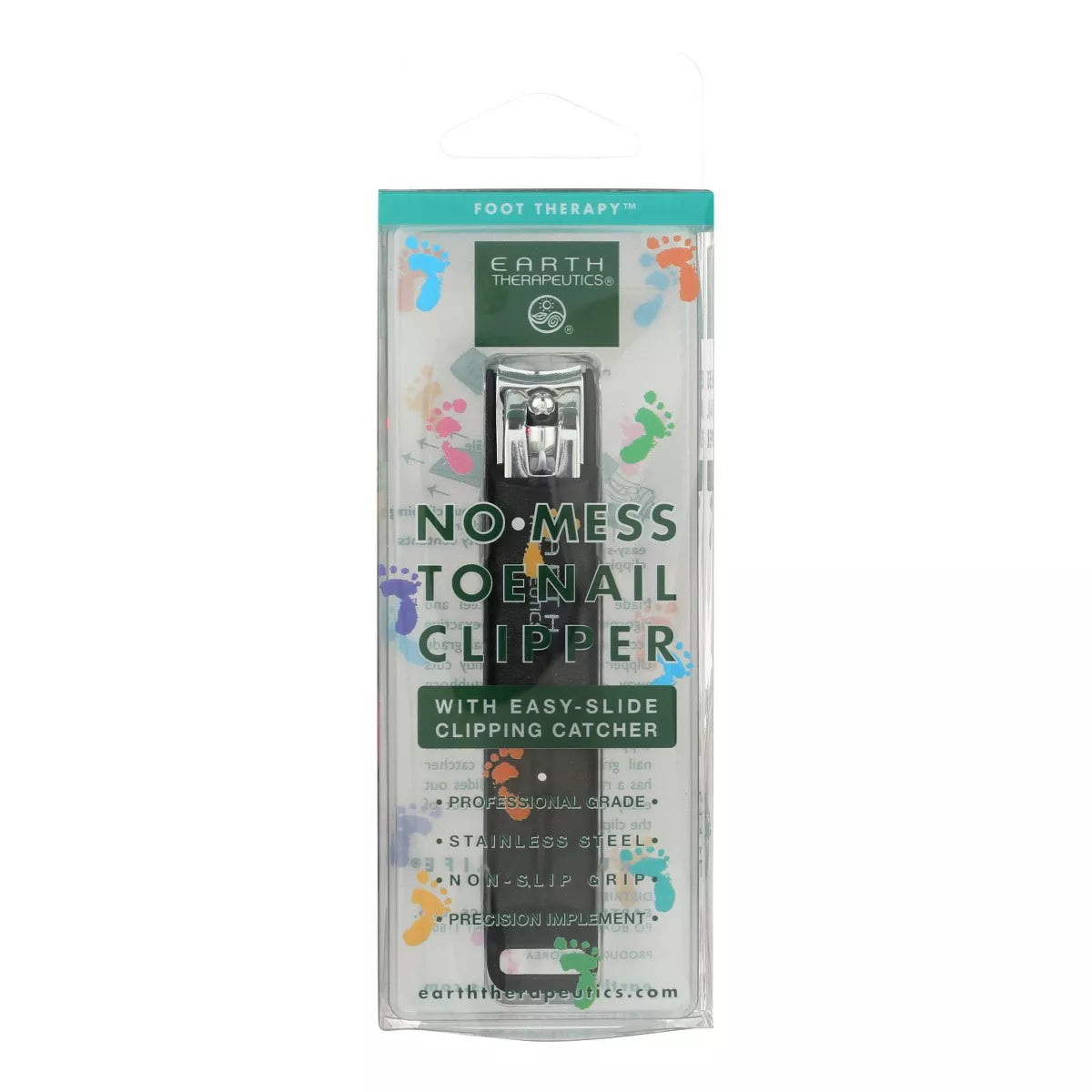 EARTH THERAPEUTICS TOENAIL CLIPPERS W/CATCHER 1PC