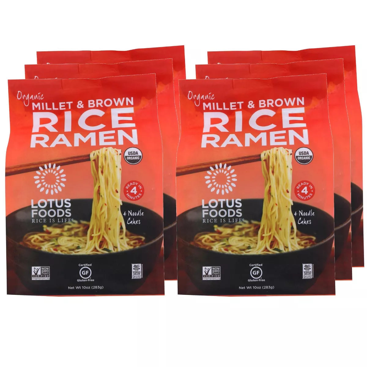 LOTUS FOODS Millet/Brwn Rice, 10 OZ