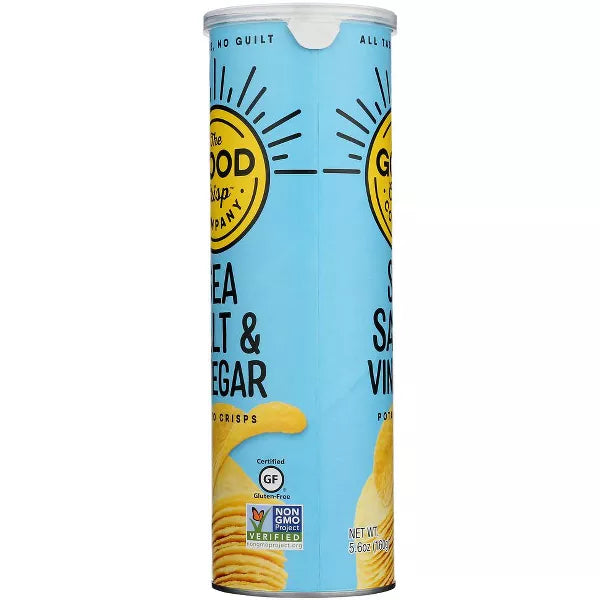 THE GOOD CRISP COMPANY Sea Salt And Vinegar 8/5.6 OZ