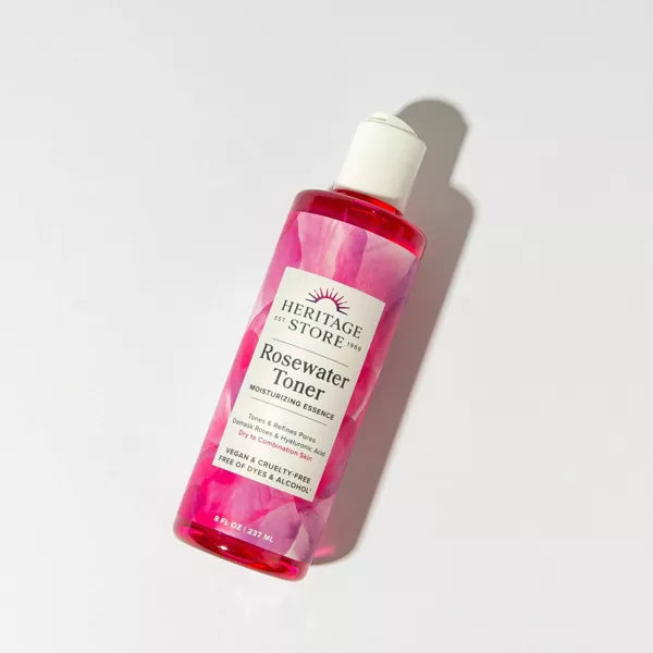 Heritage Store Rosewater Toner 8floz