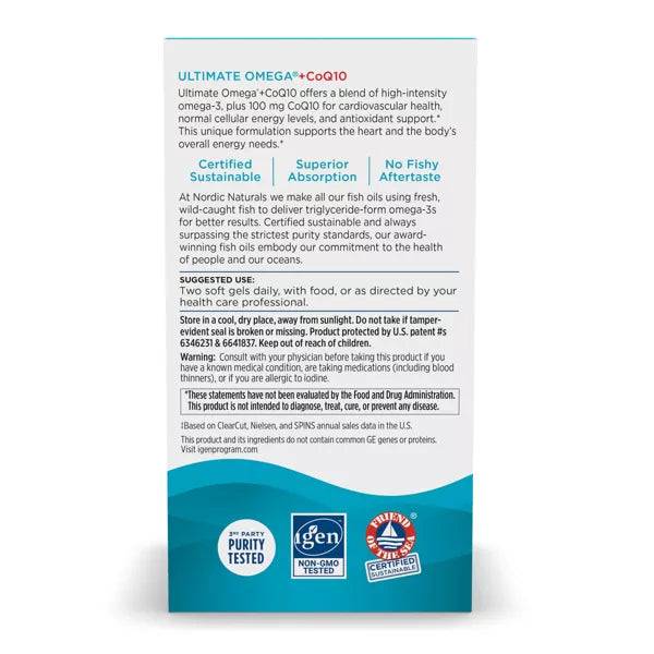 Nordic Naturals Ultimate Omega +CoQ10