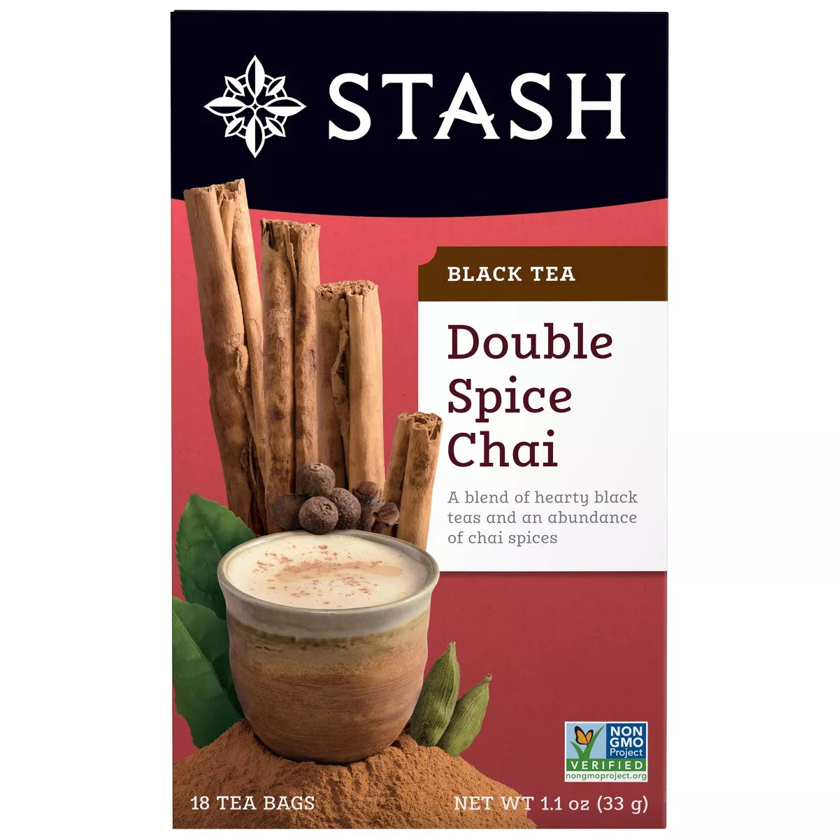 STASH TEA Double Spice Chai Tea 18 BAG