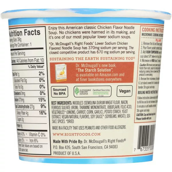 DR. MCDOUGALL`S Chicken Noodle 1.4 OZ