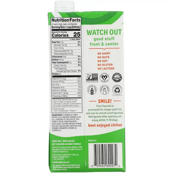 GOOD KARMA Unsweetened 32 OZ