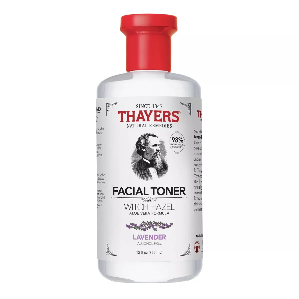 THAYERS WITCH HAZEL TONER ALC FREE W/ LAVANDER 12OZ
