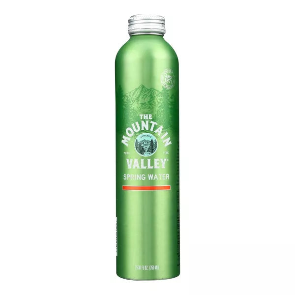MOUNTAIN VALLEY SPRING WATER Spring Water Aluminum Bottle 25.36 OZ