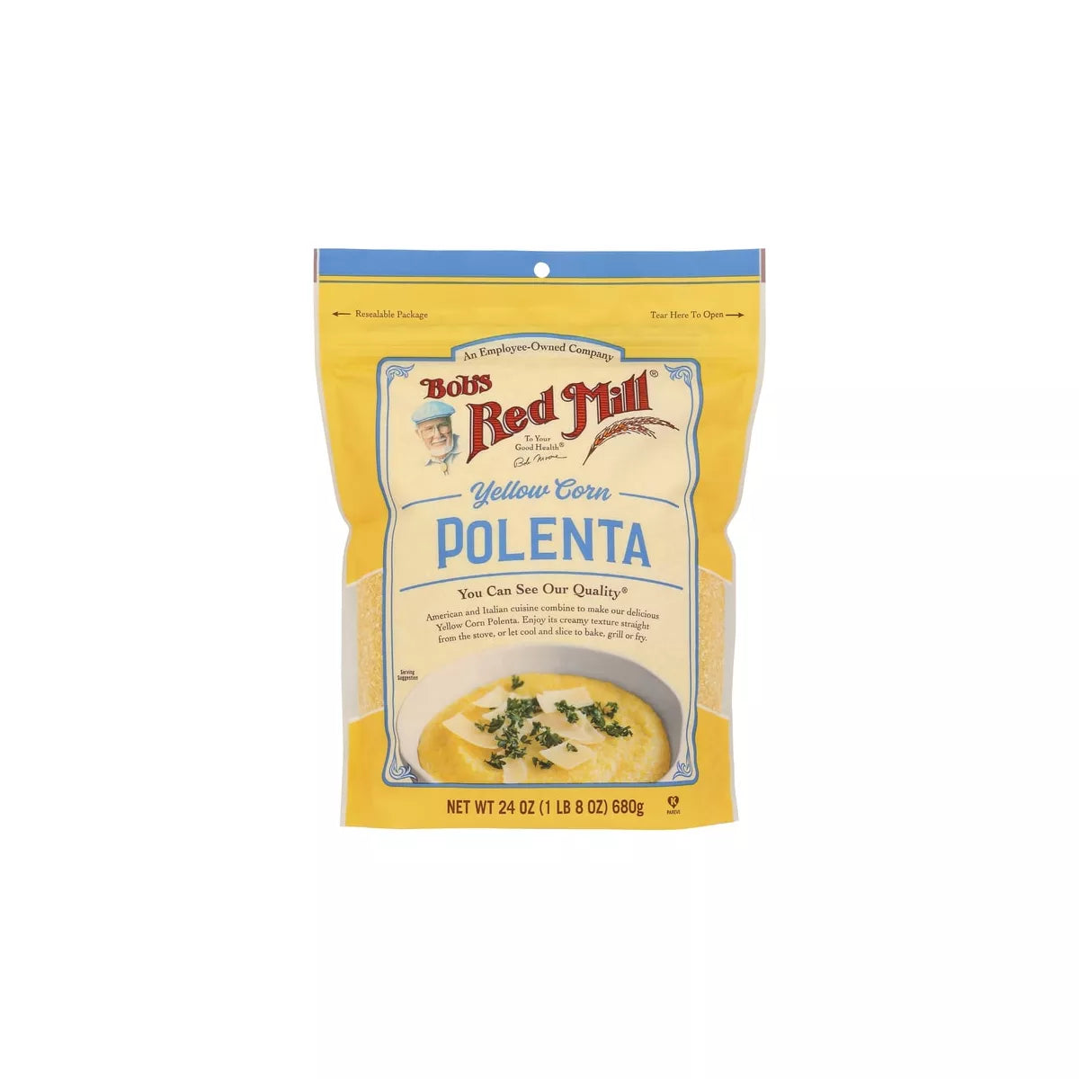 BOB`S RED MILL Polenta, Yellow Corn Grits 24 OZ