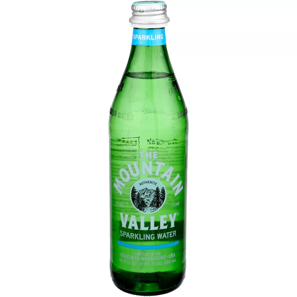MOUNTAIN VALLEY SPRING WATER Sparkling Water, Glass 16.9 OZ
