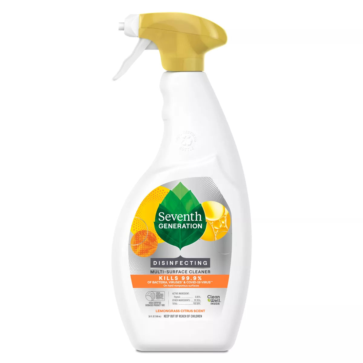 SEVENTH GENERATION Multi-Surface, Lemongrass/Thyme 26 OZ