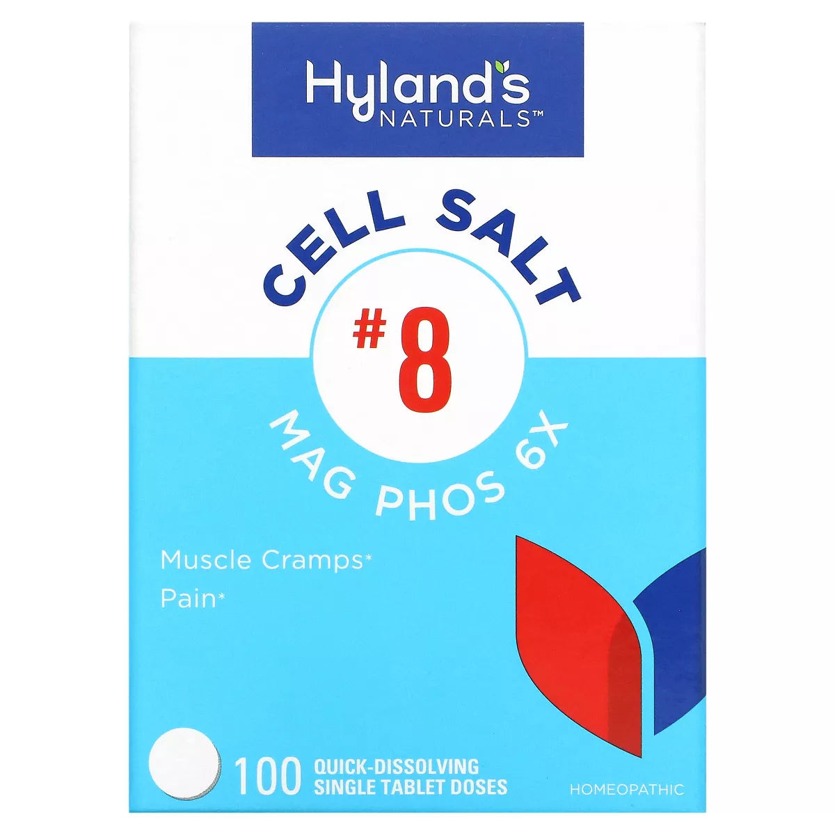 Hyland's Mag Phos 6X Cell Salts, 100 Tablets