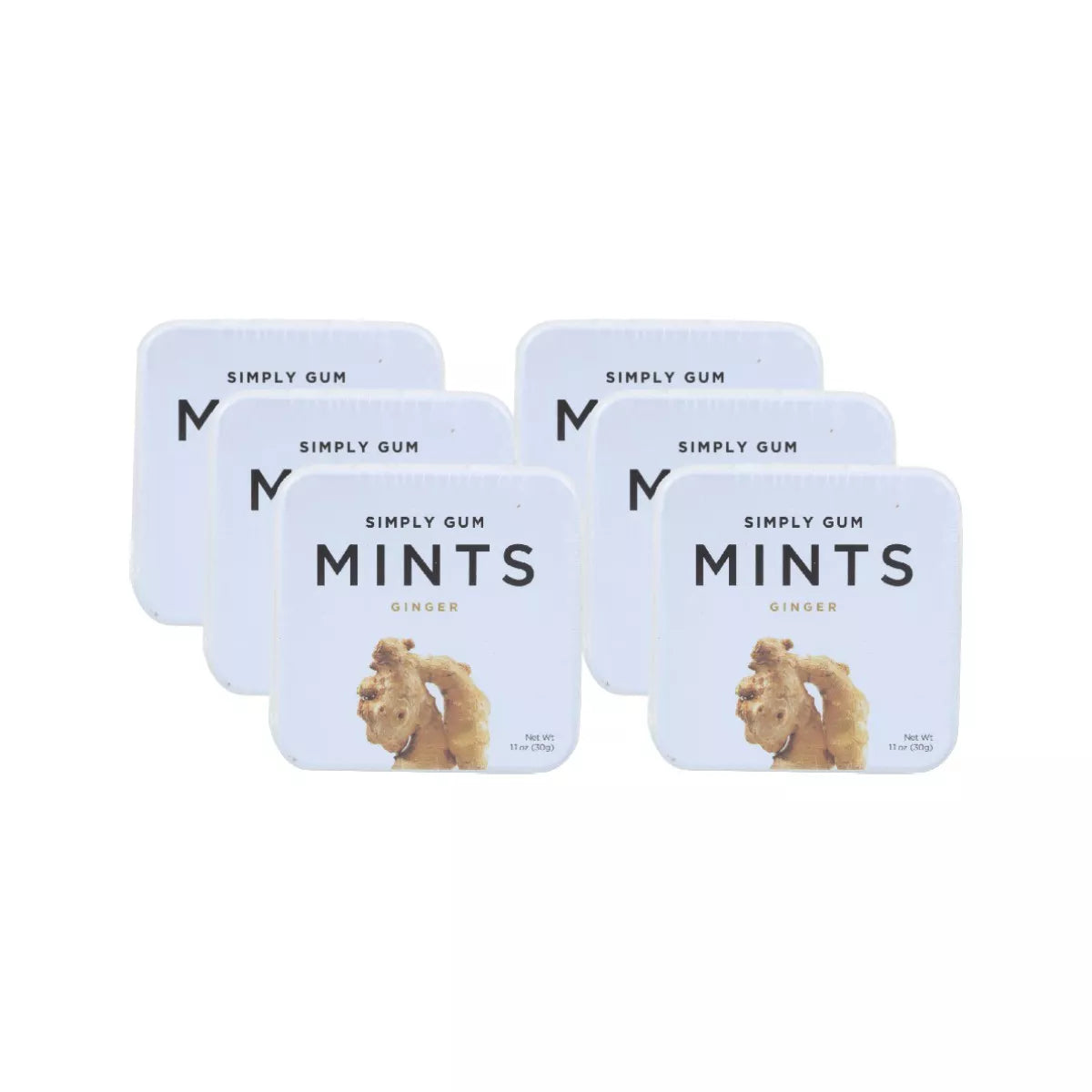 SIMPLY GUM Mints, Ginger 30 CT