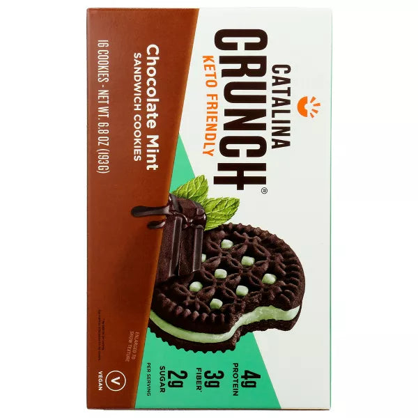 CATALINA CRUNCH Chocolate Mint Sandwich Cookies 6.8 OZ