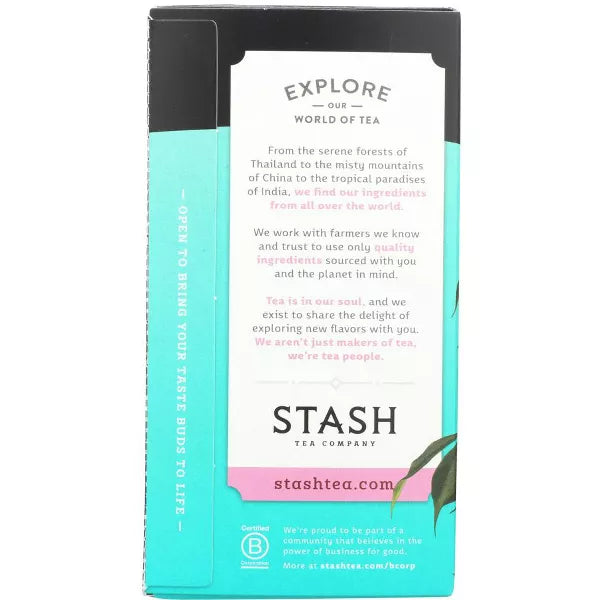 STASH TEA Té de Jazmín en Flor 20 BOLSITAS