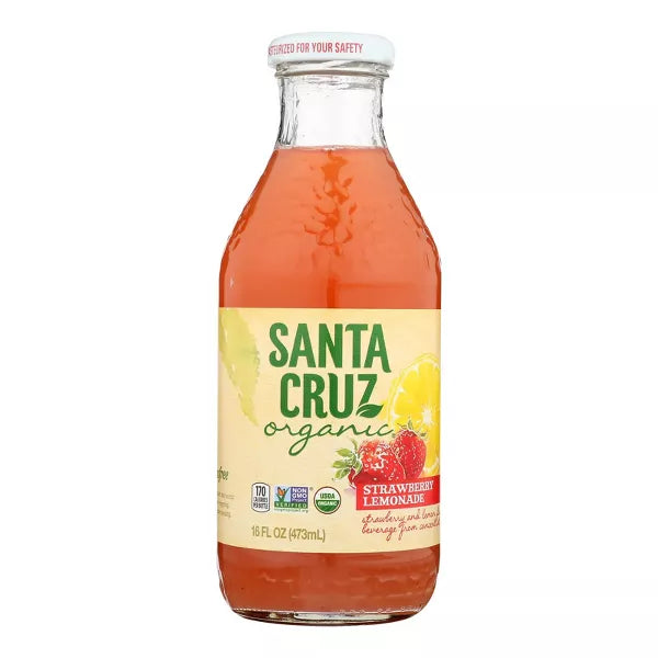 SANTA CRUZ ORGANIC Lemondade Strawberry 16 OZ