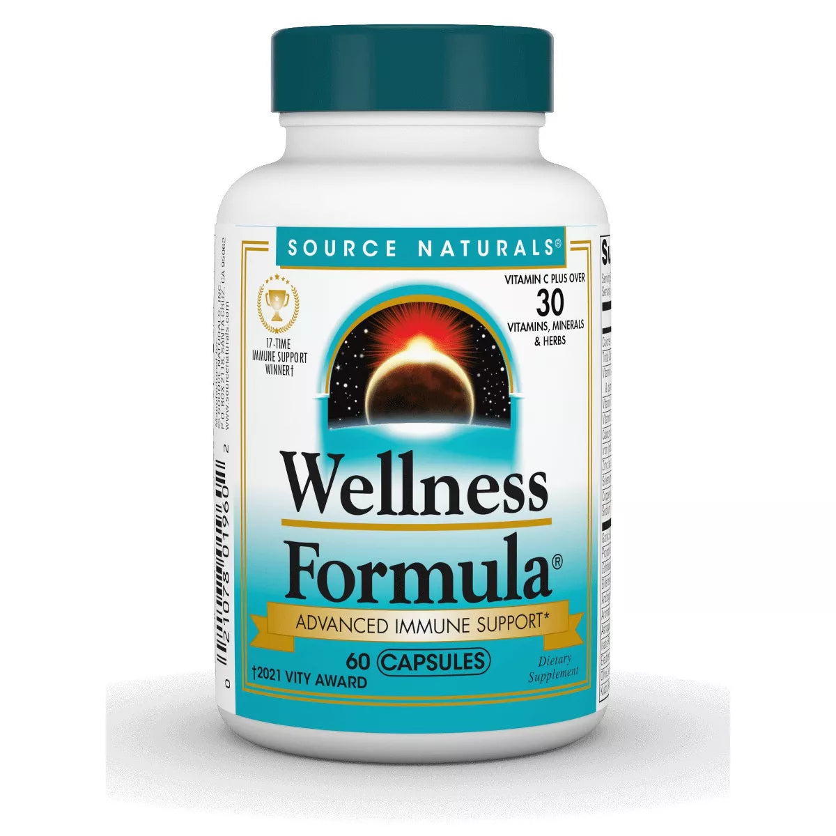 SOURCE NATURALS WELLNESS FORMULA CAPS 60C
