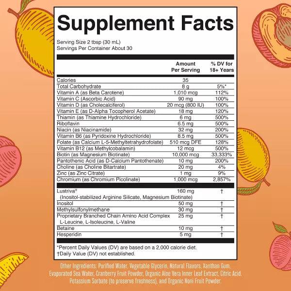 MaryRuth's Liquid Morning Multivitamin + Hair Growth (30 oz)