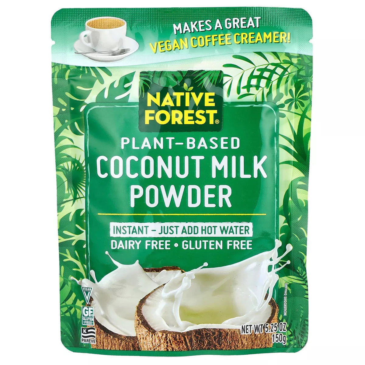 NATIVE FOREST Coconut Milk Powder, Vegan, GF 5.25 OZ