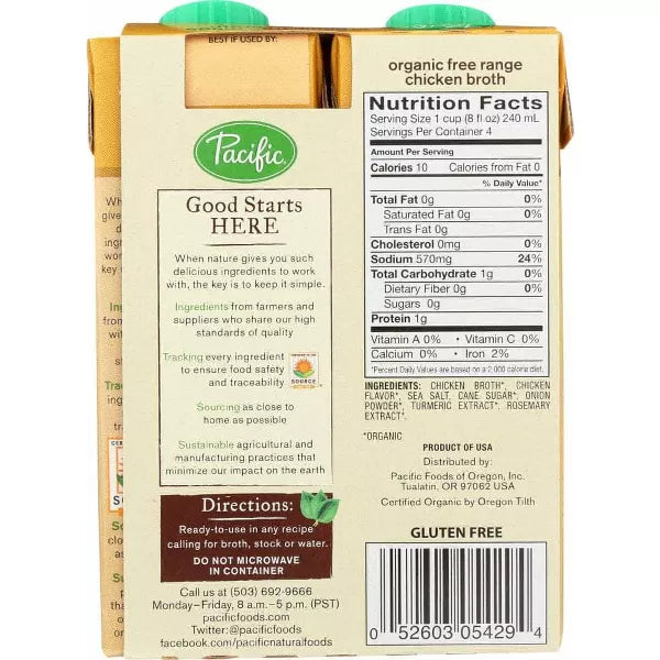 PACIFIC FOODS Chicken 8 OZ