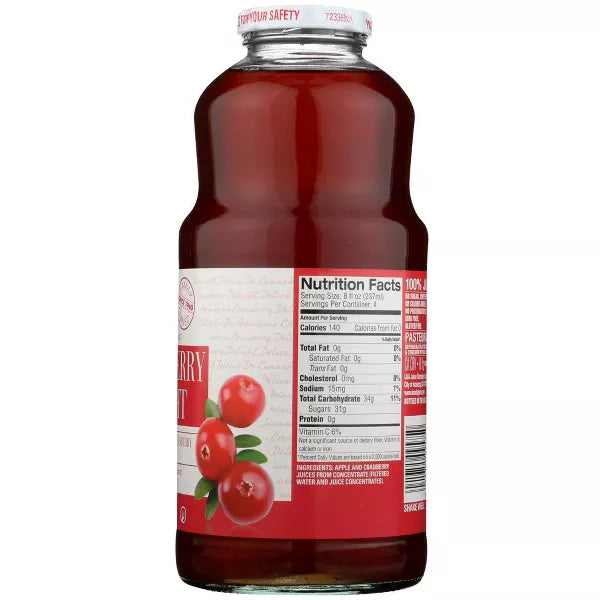 L & A JUICE Cranberry Delight 32 OZ