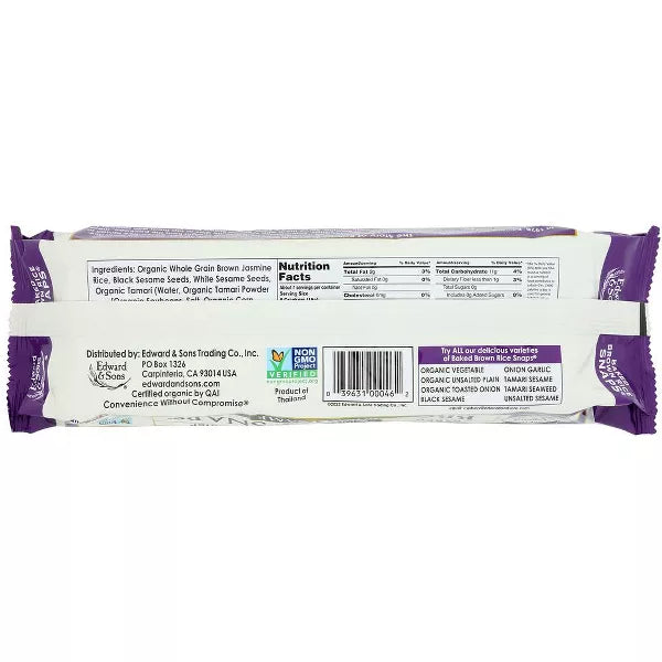 EDWARD & SONS Black Sesame 3.5 OZ