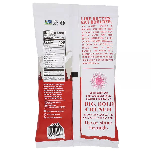 BOULDER CANYON Hickory BBQ 5 OZ