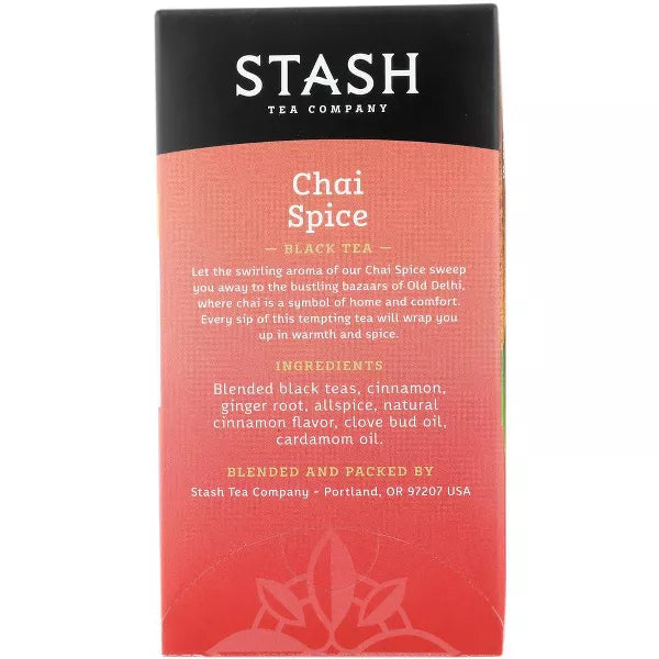 STASH TEA Té Chai Spice 20 BOLSITAS