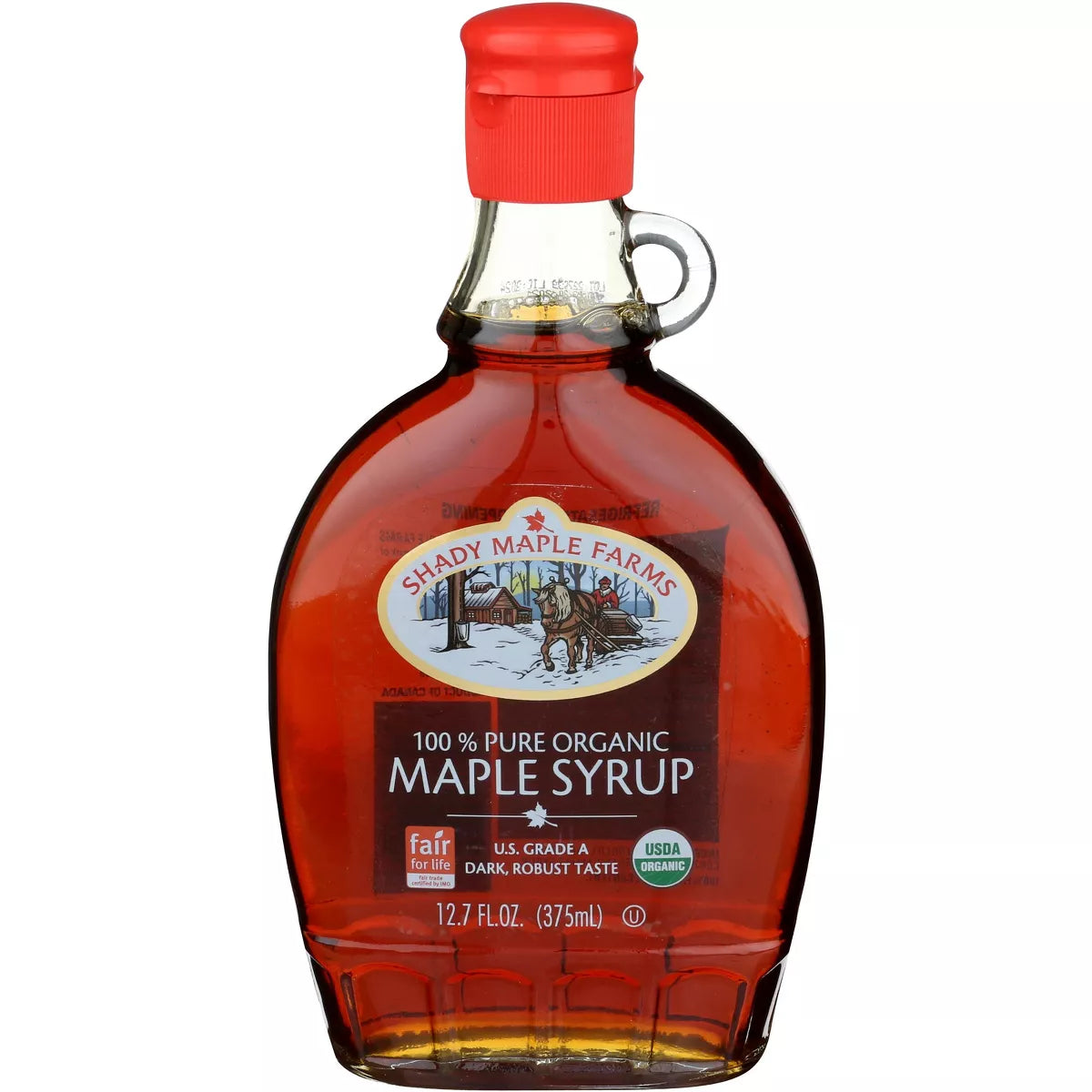 SHADY MAPLE FARMS DARK ROBUST, MAPLE SYRUP 12.7 OZ