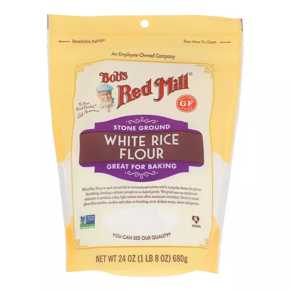 BOB`S RED MILL White Rice, Stone Ground 24 OZ