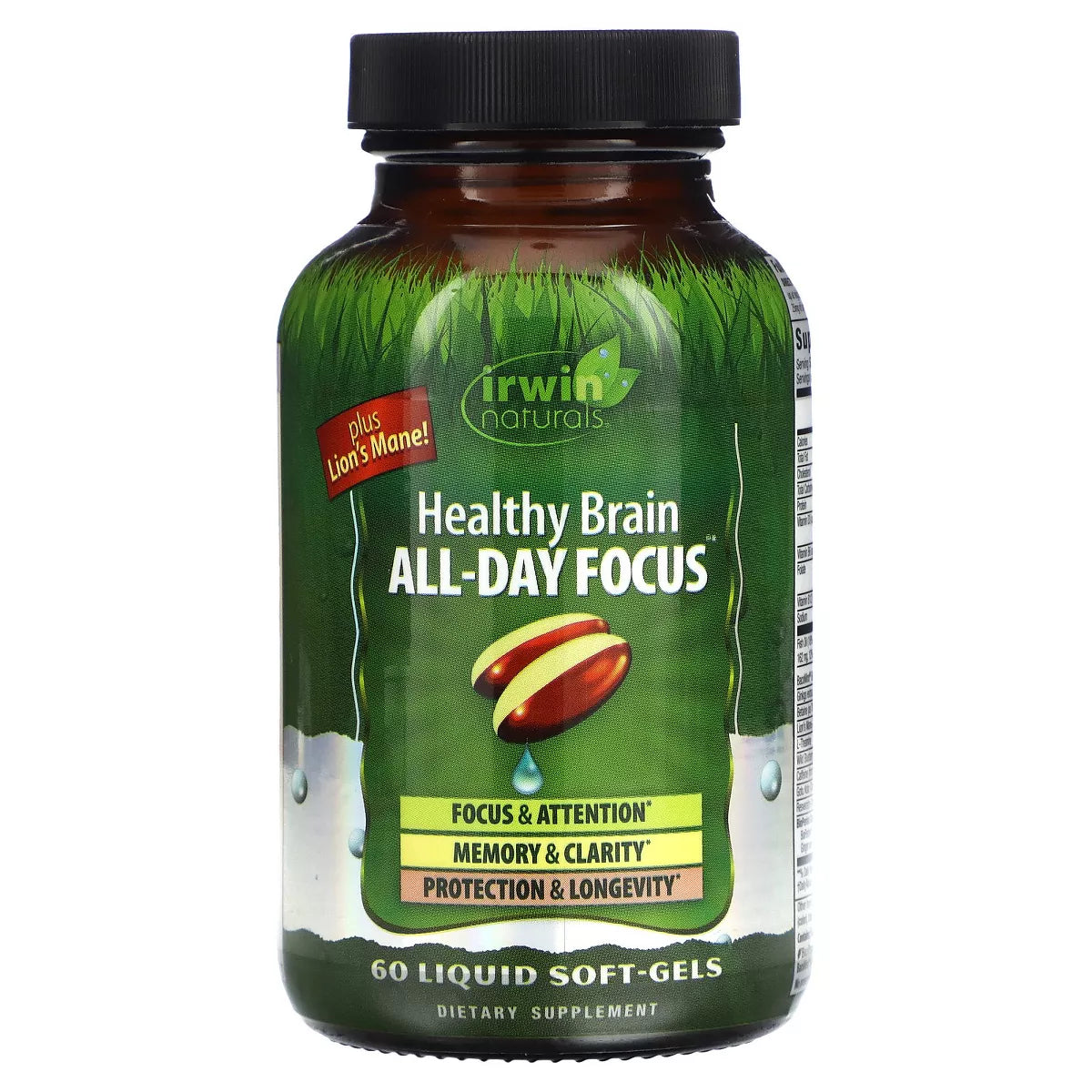 Healthy Brain All-Day Focus 60 Liquid Soft Gels