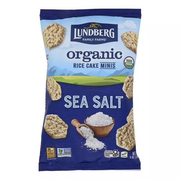 LUNDBERG FAMILY FARMS Sea Salt Mini Rice Cakes 5 OZ