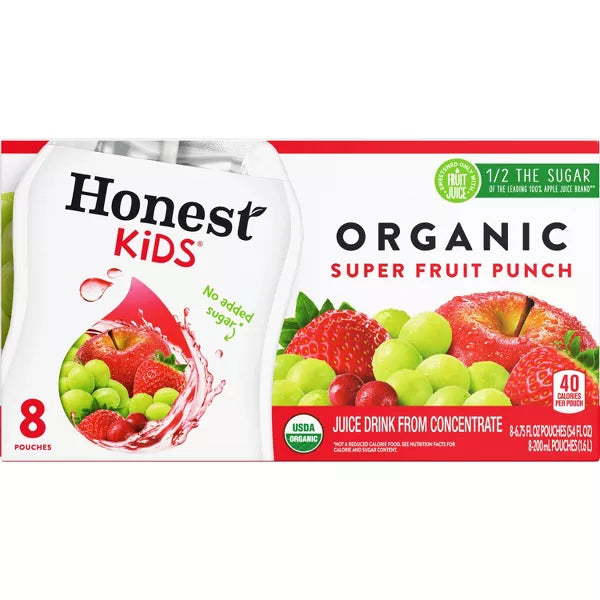 HONEST KIDS Super Fruit Punch 6.75 OZ