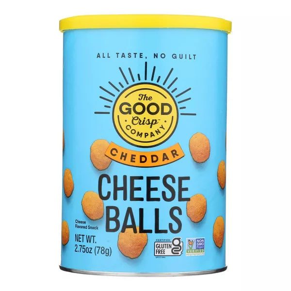 THE GOOD CRISP COMPANY Cheddar Cheese Balls 2.75 OZ