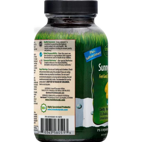 Sunny Mood With Rhodiola 75 Liquid Soft-Gels