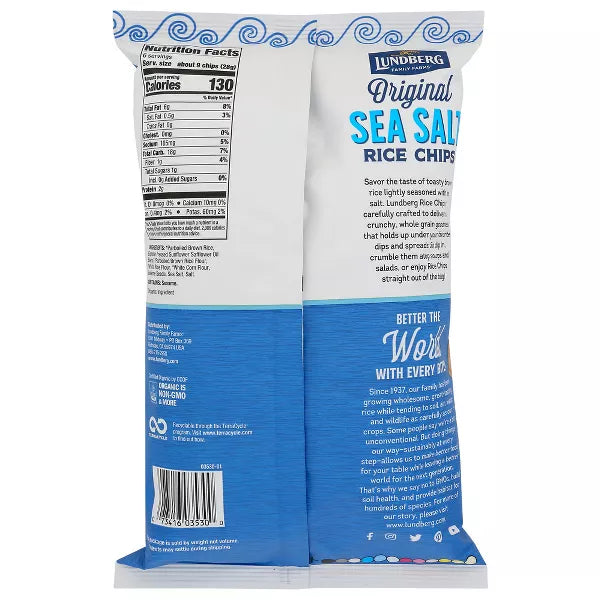 LUNDBERG FAMILY FARMS Sea Salt 5.5 OZ