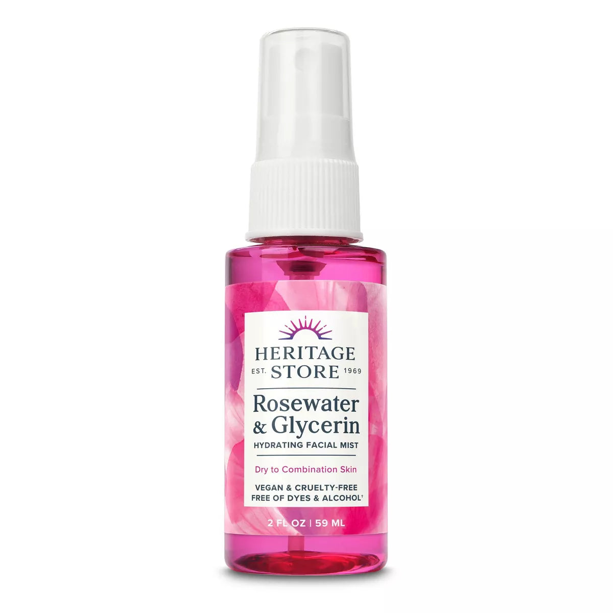 Heritage Store Rosewater & Glycerin Splash 4floz