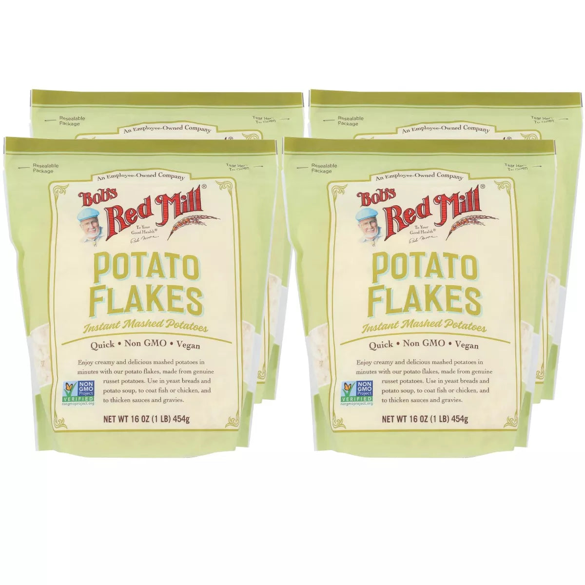 BOB`S RED MILL Flakes, Inst, Crmy Mshd Pot 16 OZ