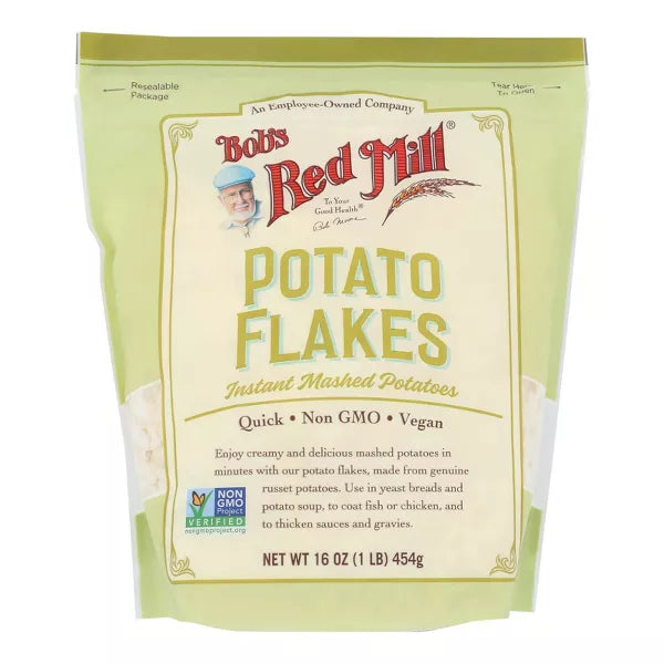 BOB`S RED MILL Flakes, Inst, Crmy Mshd Pot 16 OZ
